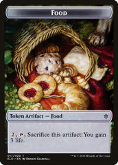 Dwarf // Food (17) Double-Sided Token [Throne of Eldraine Tokens] | Gate City Games LLC
