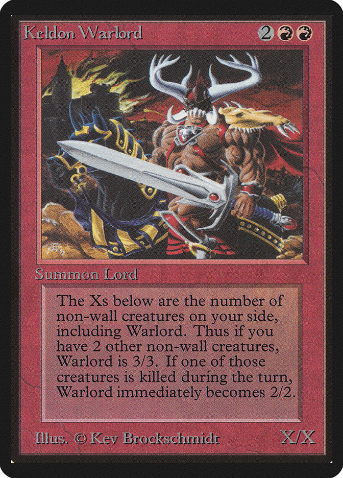 Keldon Warlord [Beta Edition] | Gate City Games LLC