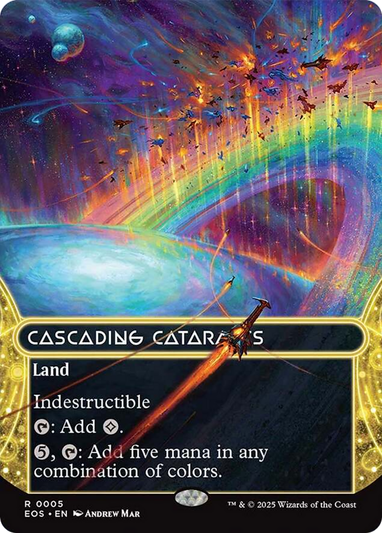 Cascading Cataracts (0005) (Borderless) [Edge of Eternities: Stellar Sights] | Gate City Games LLC