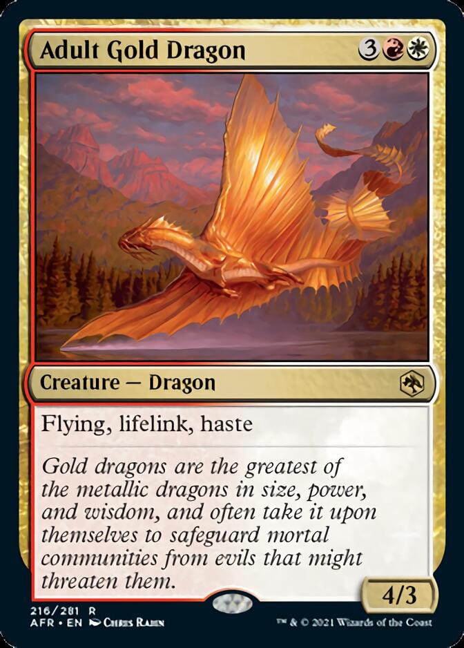 Adult Gold Dragon [Dungeons & Dragons: Adventures in the Forgotten Realms] | Gate City Games LLC