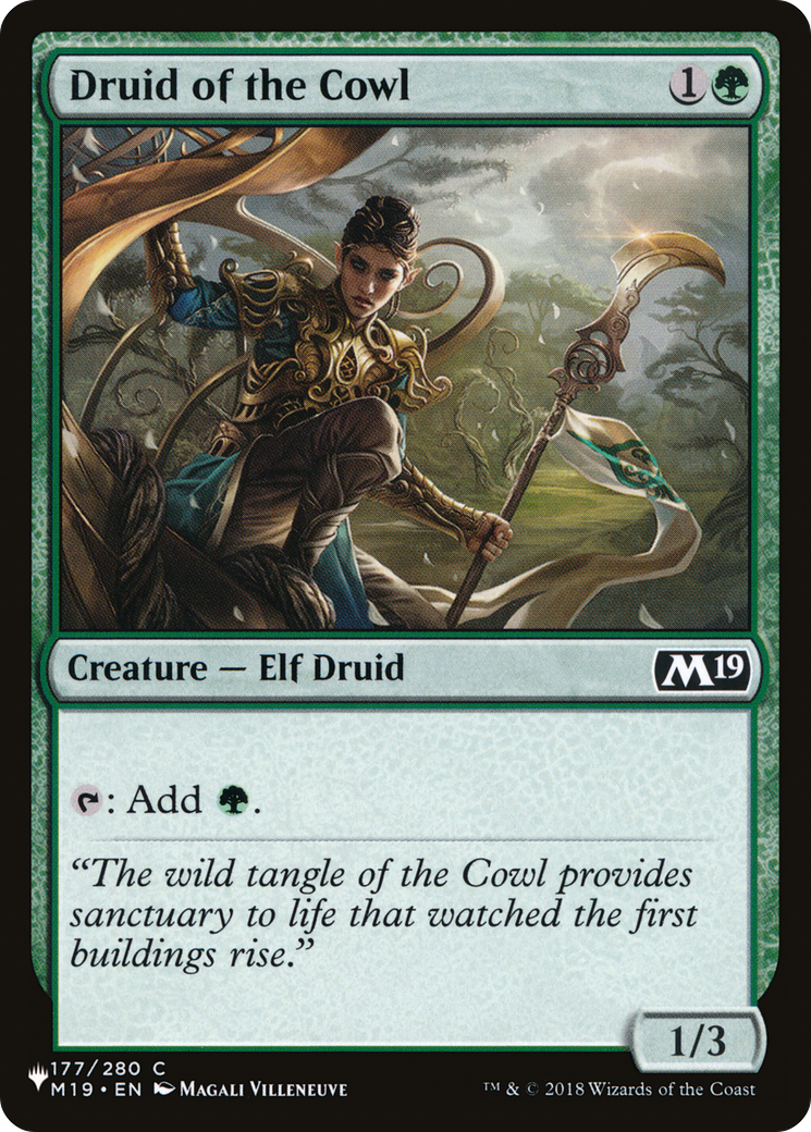 Druid of the Cowl [The List] | Gate City Games LLC