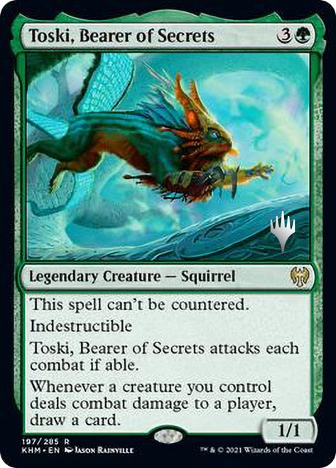 Toski, Bearer of Secrets (Promo Pack) [Kaldheim Promos] | Gate City Games LLC