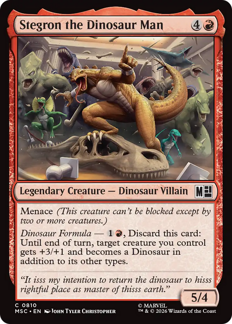 Stegron the Dinosaur Man [Marvel Super Heroes Commander] | Gate City Games LLC