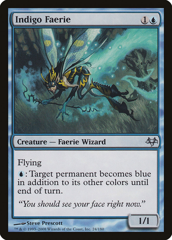 Indigo Faerie [Eventide] | Gate City Games LLC