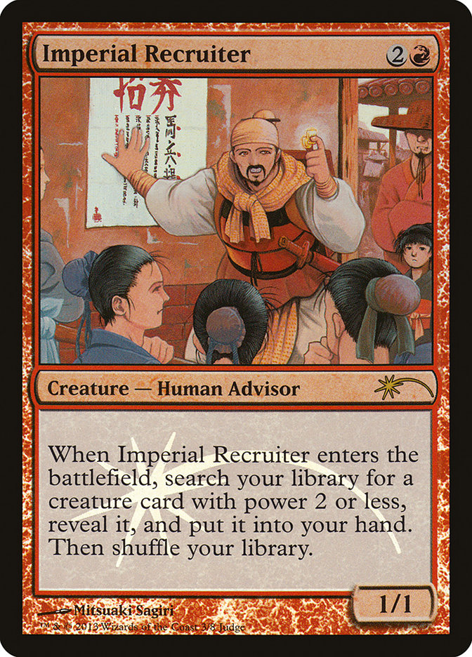 Imperial Recruiter [Judge Gift Cards 2013] | Gate City Games LLC