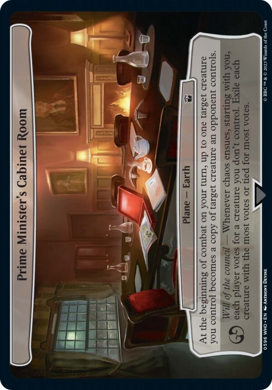 Prime Minister's Cabinet Room [Doctor Who] | Gate City Games LLC