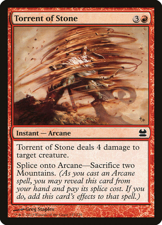 Torrent of Stone [Modern Masters] | Gate City Games LLC