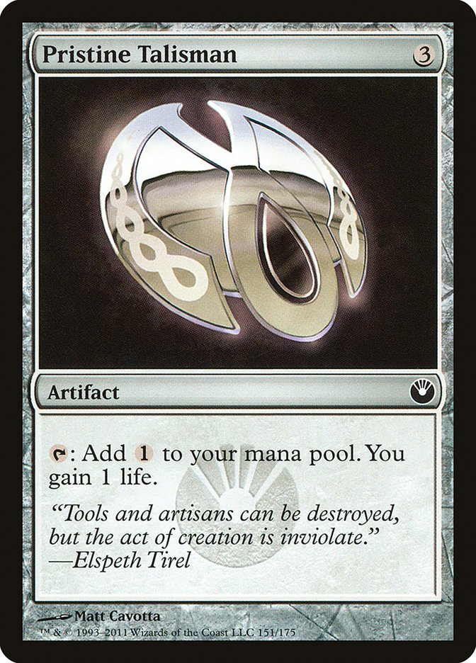 Pristine Talisman (Game Day) [New Phyrexia Promos] | Gate City Games LLC