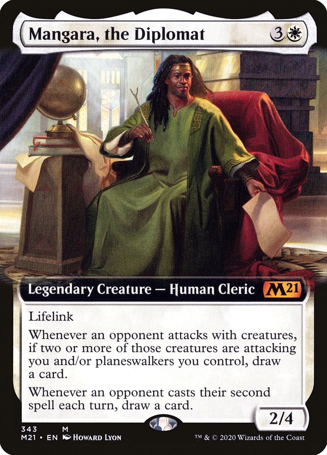 Mangara, the Diplomat (Extended Art) [Core Set 2021] | Gate City Games LLC