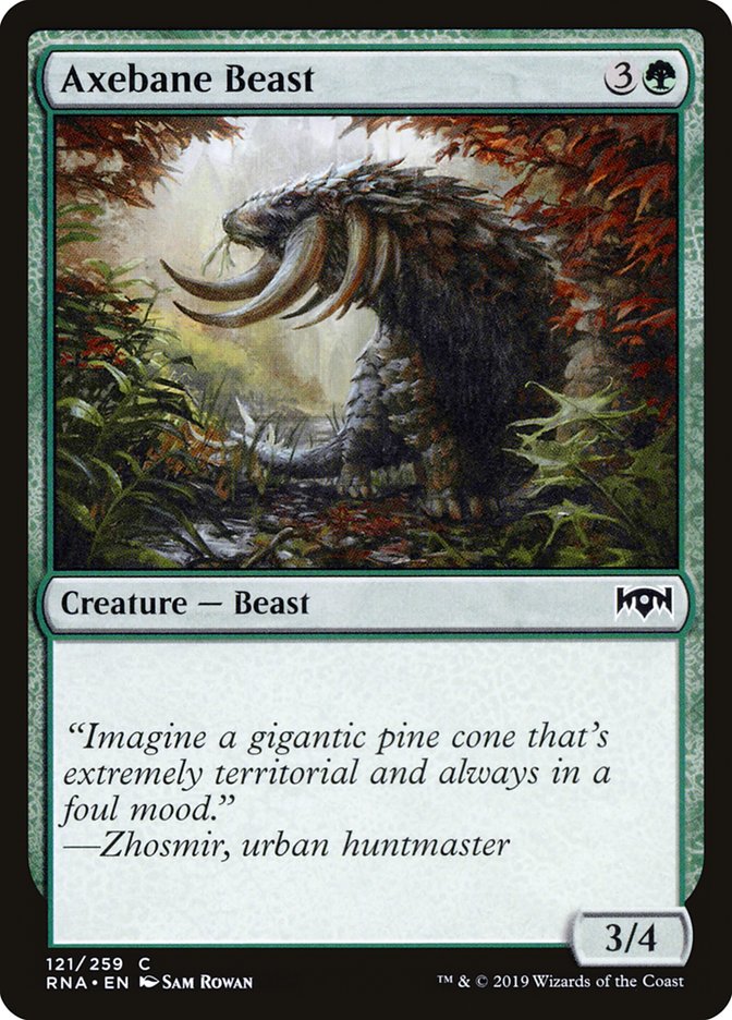 Axebane Beast [Ravnica Allegiance] | Gate City Games LLC
