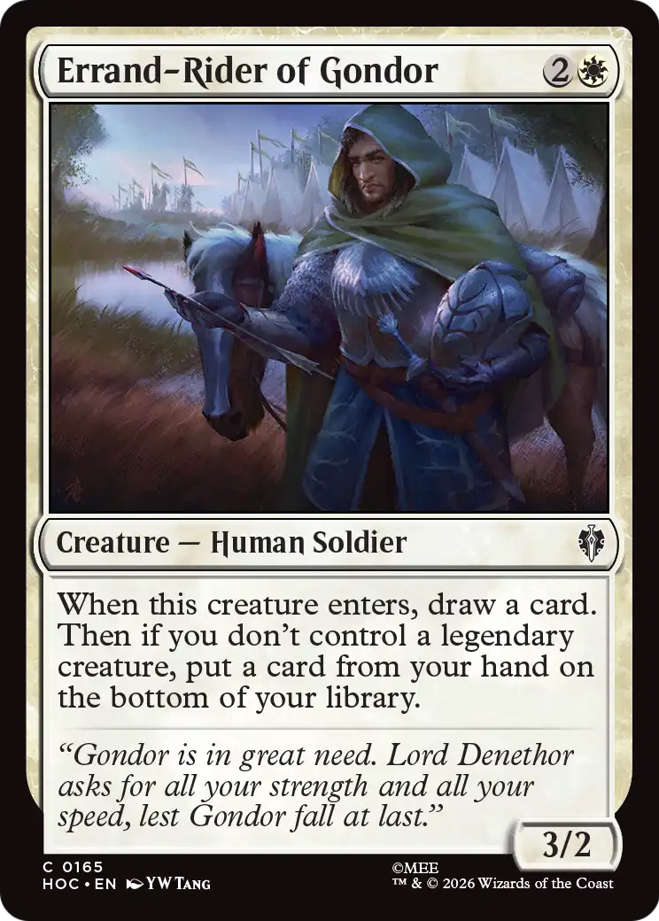 Errand-Rider of Gondor [The Hobbit: Eternal-Legal] | Gate City Games LLC