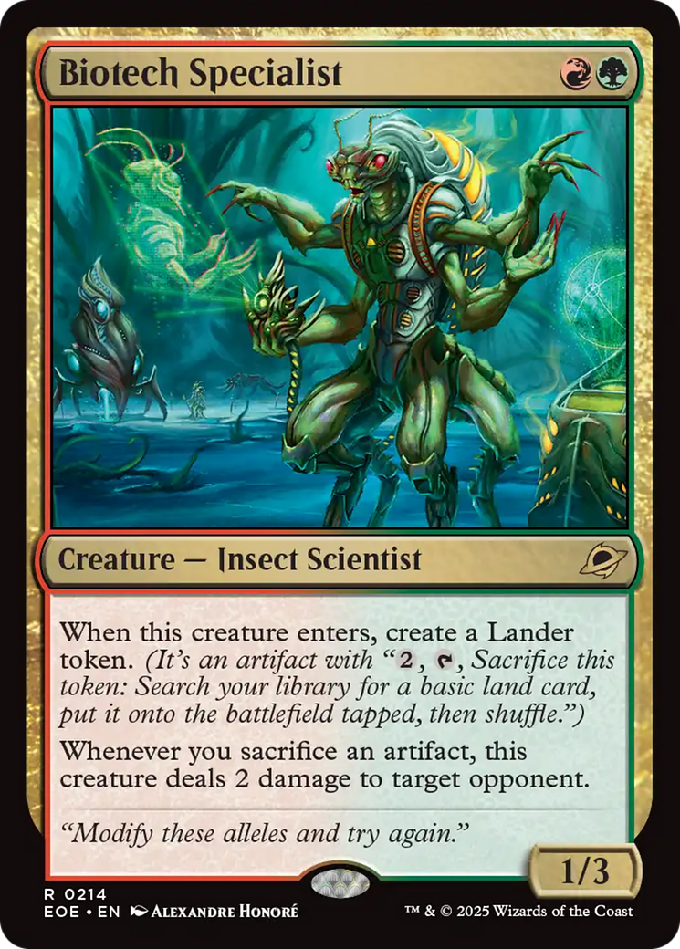 Biotech Specialist [Edge of Eternities] | Gate City Games LLC