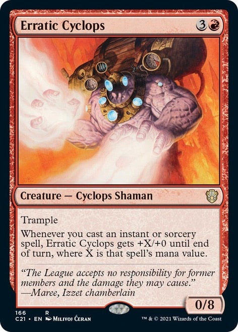 Erratic Cyclops [Commander 2021] | Gate City Games LLC