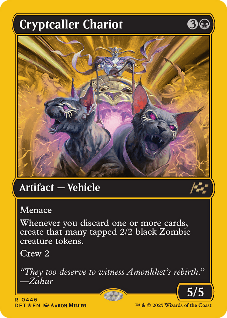 Cryptcaller Chariot (First-Place Foil) [Aetherdrift] | Gate City Games LLC