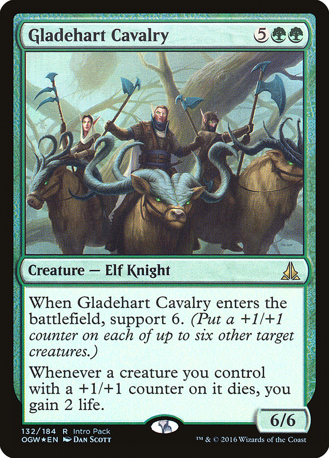 Gladehart Cavalry (Intro Pack) [Oath of the Gatewatch Promos] | Gate City Games LLC