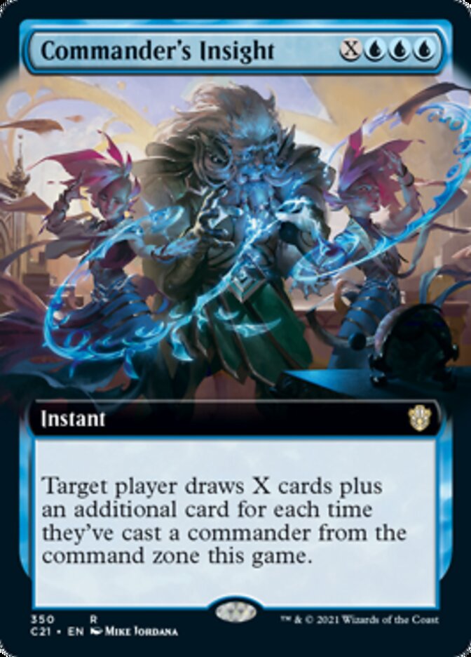 Commander's Insight (Extended Art) [Commander 2021] | Gate City Games LLC