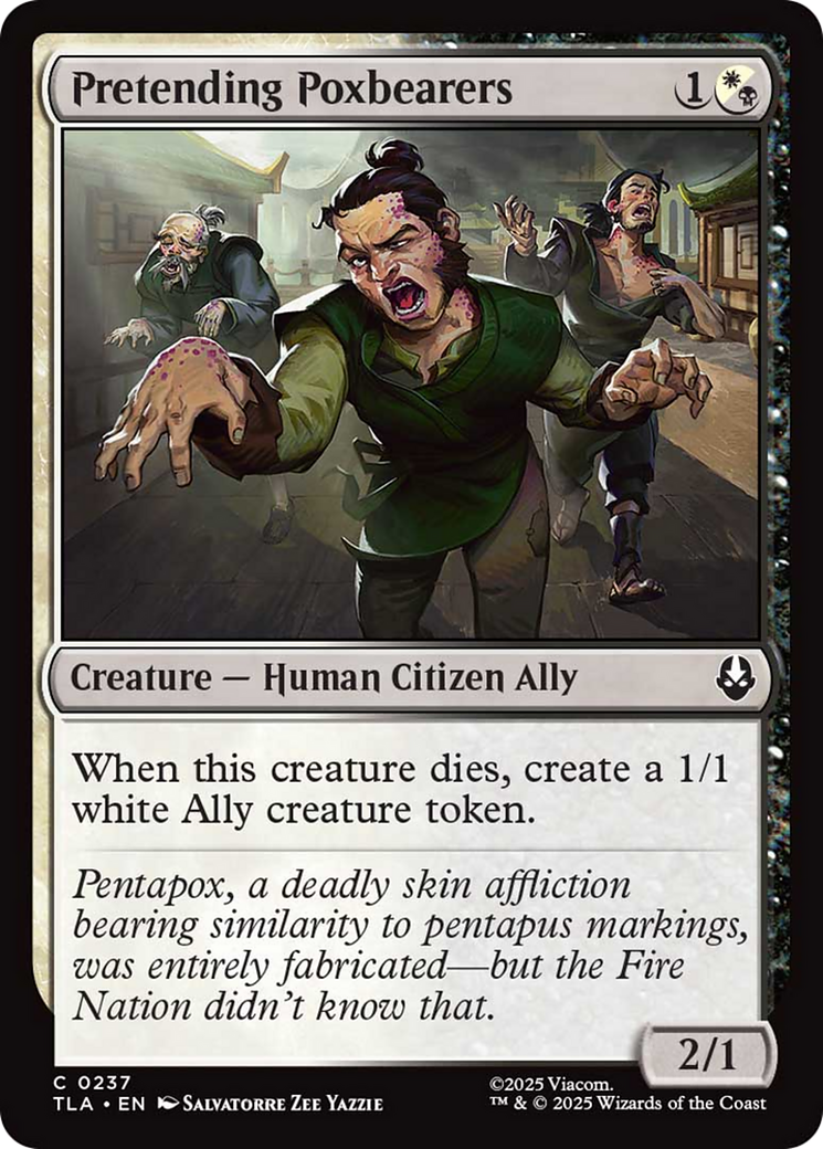 Pretending Poxbearers [Avatar: The Last Airbender] | Gate City Games LLC