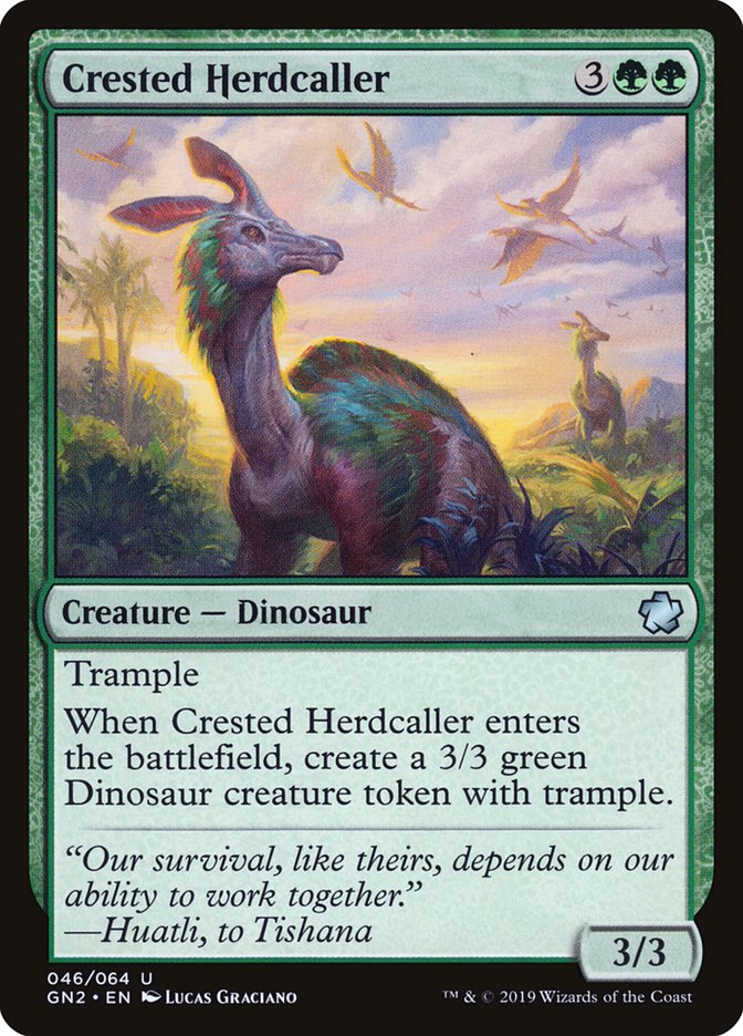 Crested Herdcaller [Game Night 2019] | Gate City Games LLC