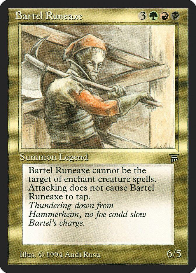 Bartel Runeaxe [Legends] | Gate City Games LLC