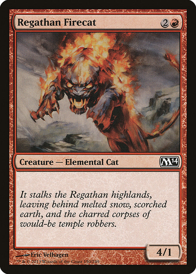 Regathan Firecat [Magic 2014] | Gate City Games LLC