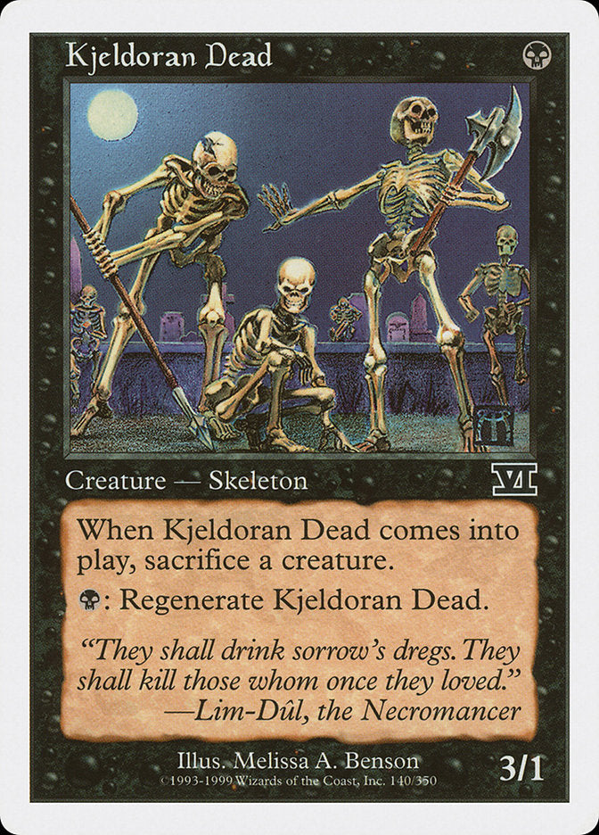 Kjeldoran Dead [Classic Sixth Edition] | Gate City Games LLC