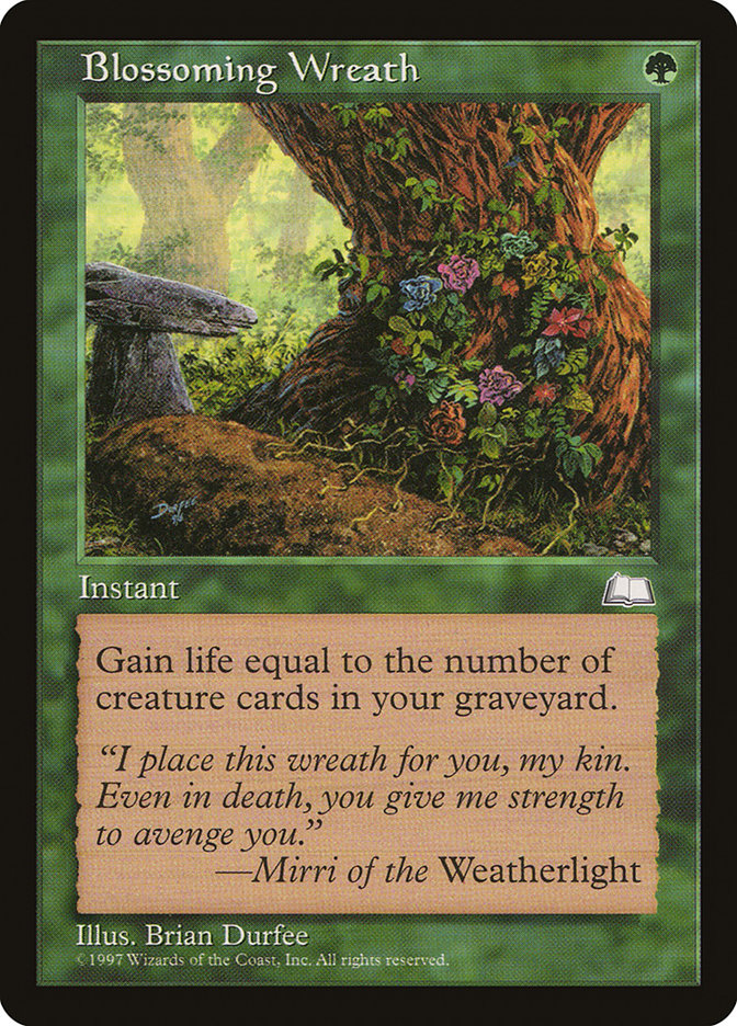 Blossoming Wreath [Weatherlight] | Gate City Games LLC