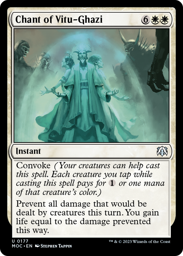 Chant of Vitu-Ghazi [March of the Machine Commander] | Gate City Games LLC