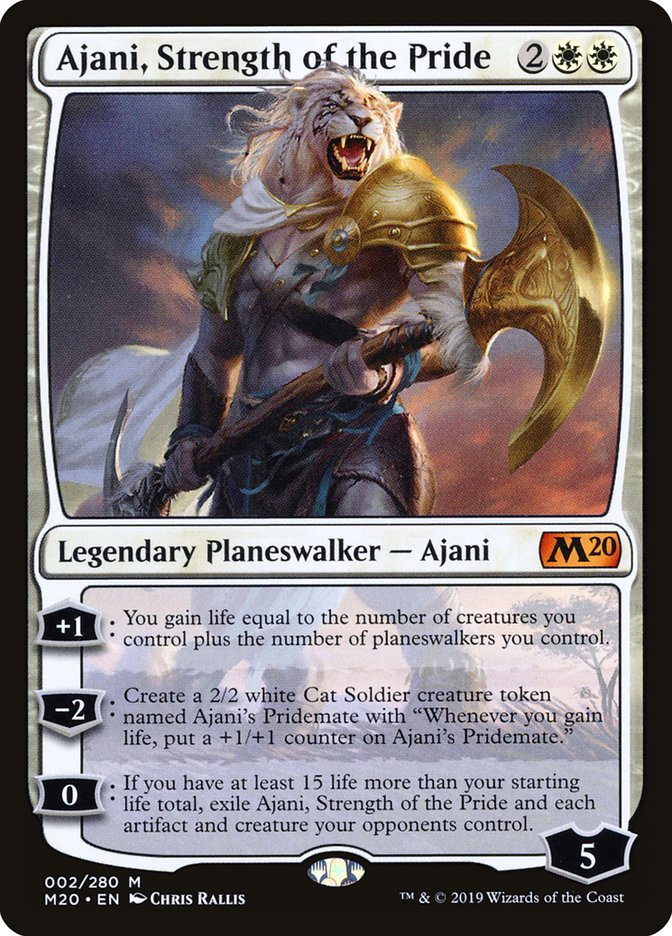 Ajani, Strength of the Pride [Core Set 2020] | Gate City Games LLC