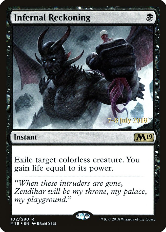 Infernal Reckoning [Core Set 2019 Prerelease Promos] | Gate City Games LLC
