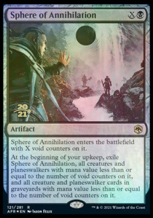 Sphere of Annihilation [Dungeons & Dragons: Adventures in the Forgotten Realms Prerelease Promos] | Gate City Games LLC