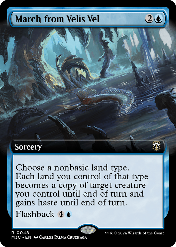 March from Velis Vel (Extended Art) (Ripple Foil) [Modern Horizons 3 Commander] | Gate City Games LLC