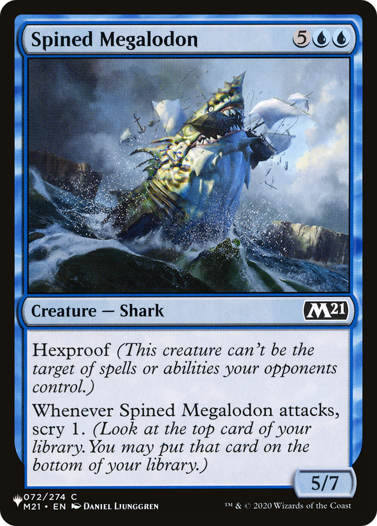 Spined Megalodon [The List Reprints] | Gate City Games LLC