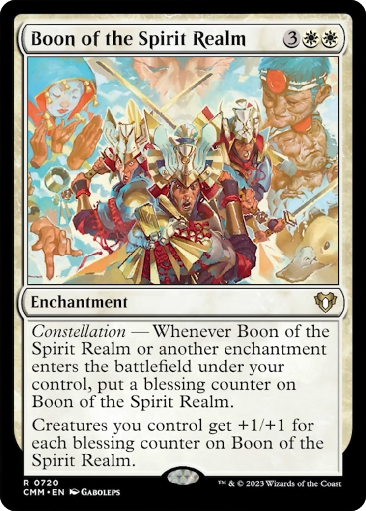 Boon of the Spirit Realm [Commander Masters] | Gate City Games LLC