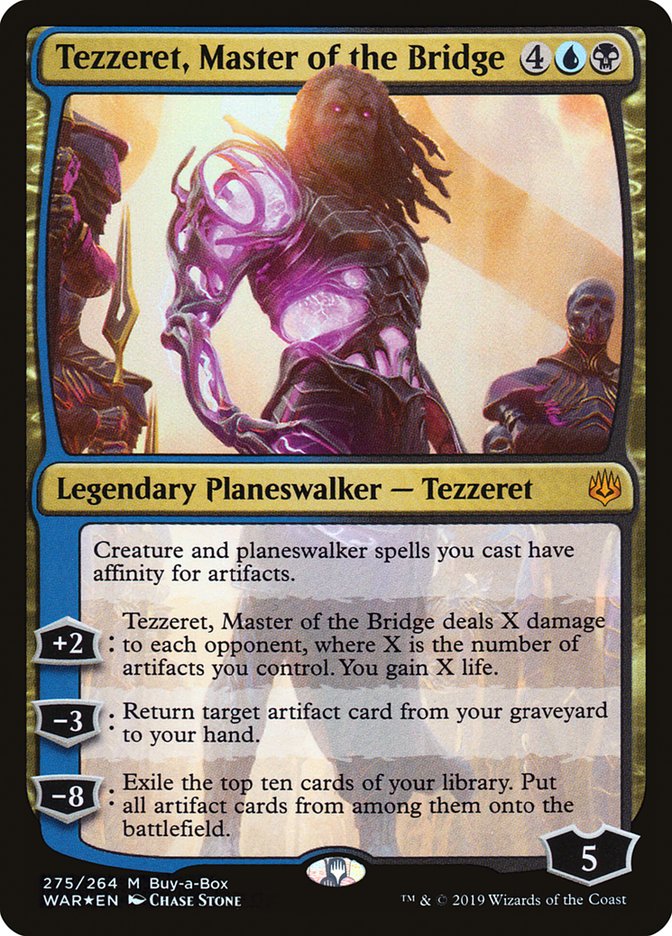 Tezzeret, Master of the Bridge (Buy-A-Box) [War of the Spark] | Gate City Games LLC