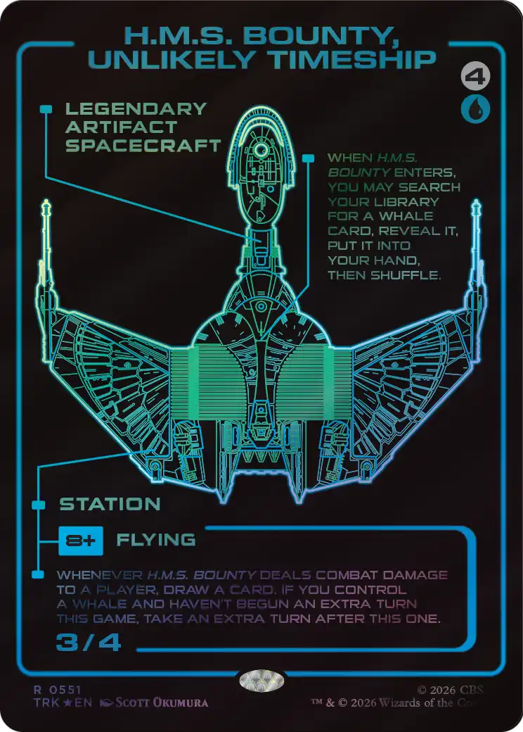 H.M.S. Bounty, Unlikely Timeship (Showcase) (Surge Foil) [Star Trek] | Gate City Games LLC