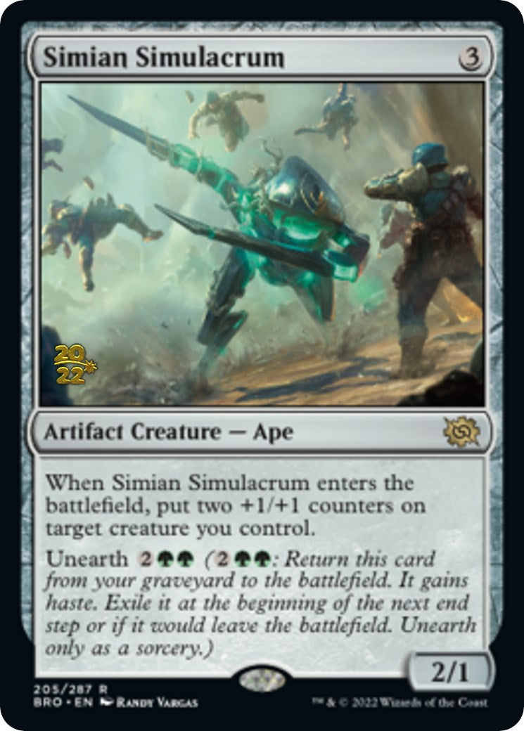 Simian Simulacrum [The Brothers' War Prerelease Promos] | Gate City Games LLC