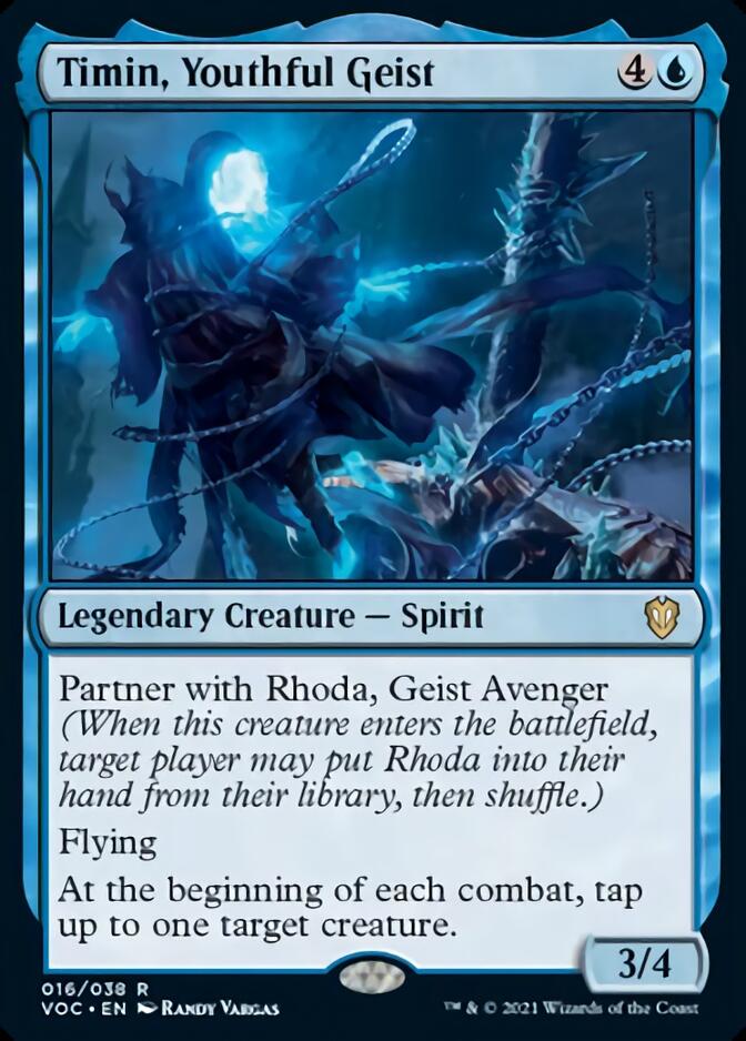 Timin, Youthful Geist [Innistrad: Crimson Vow Commander] | Gate City Games LLC