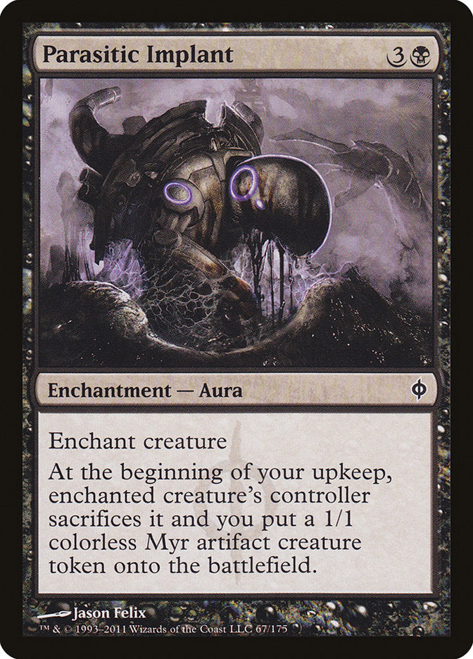 Parasitic Implant [New Phyrexia] | Gate City Games LLC