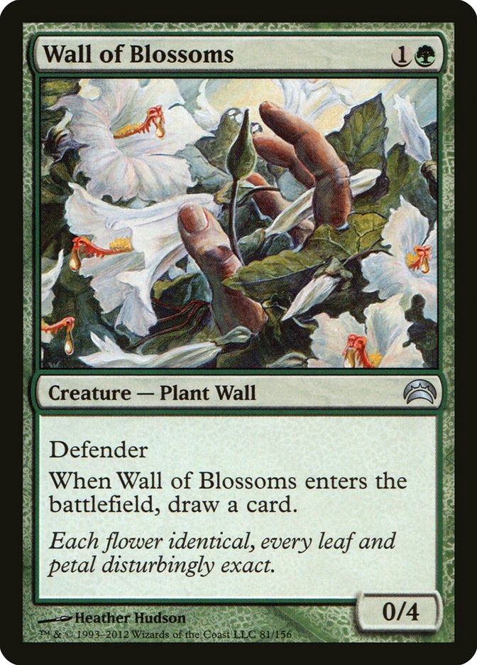 Wall of Blossoms [Planechase 2012] | Gate City Games LLC