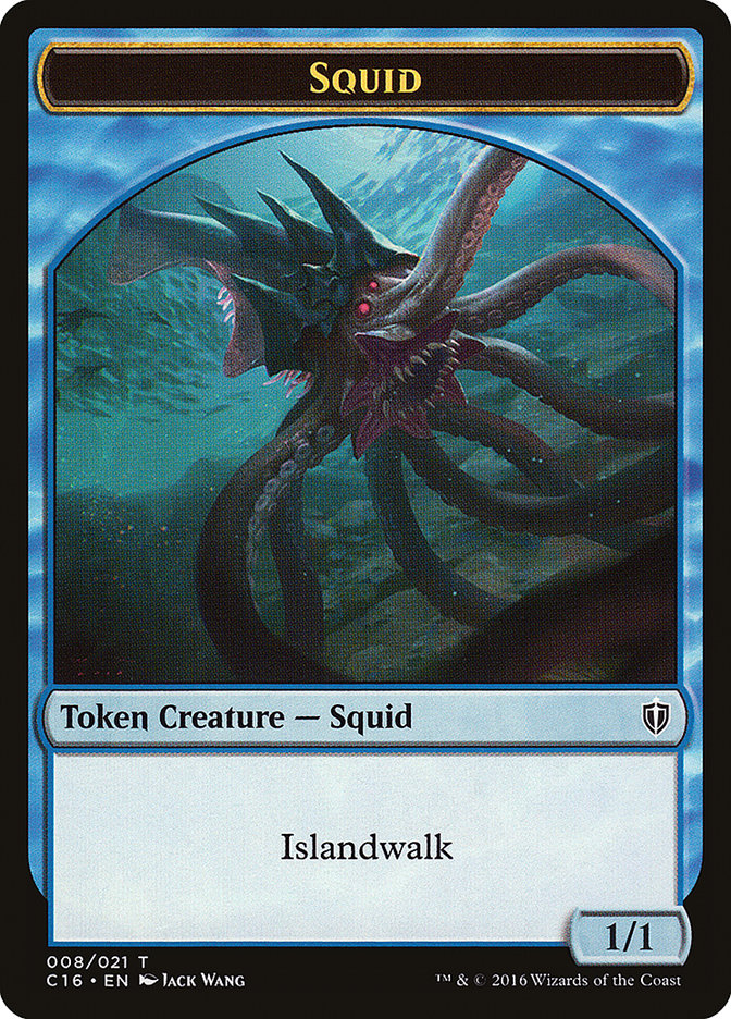 Squid Token [Commander 2016 Tokens] | Gate City Games LLC