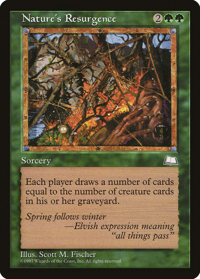 Nature's Resurgence [Weatherlight] | Gate City Games LLC