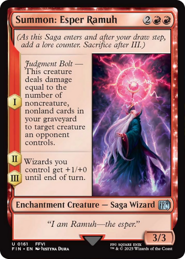 Summon: Esper Ramuh [FINAL FANTASY] | Gate City Games LLC