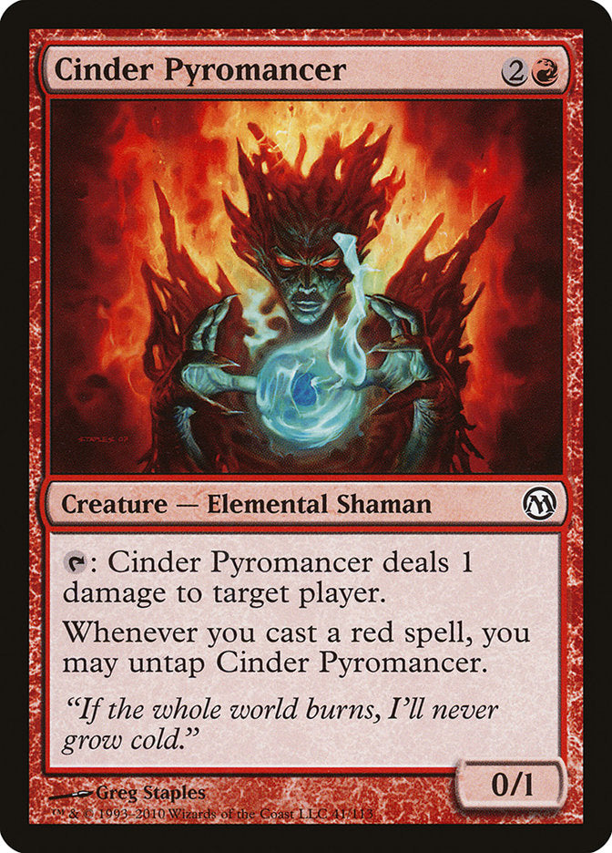 Cinder Pyromancer [Duels of the Planeswalkers] | Gate City Games LLC