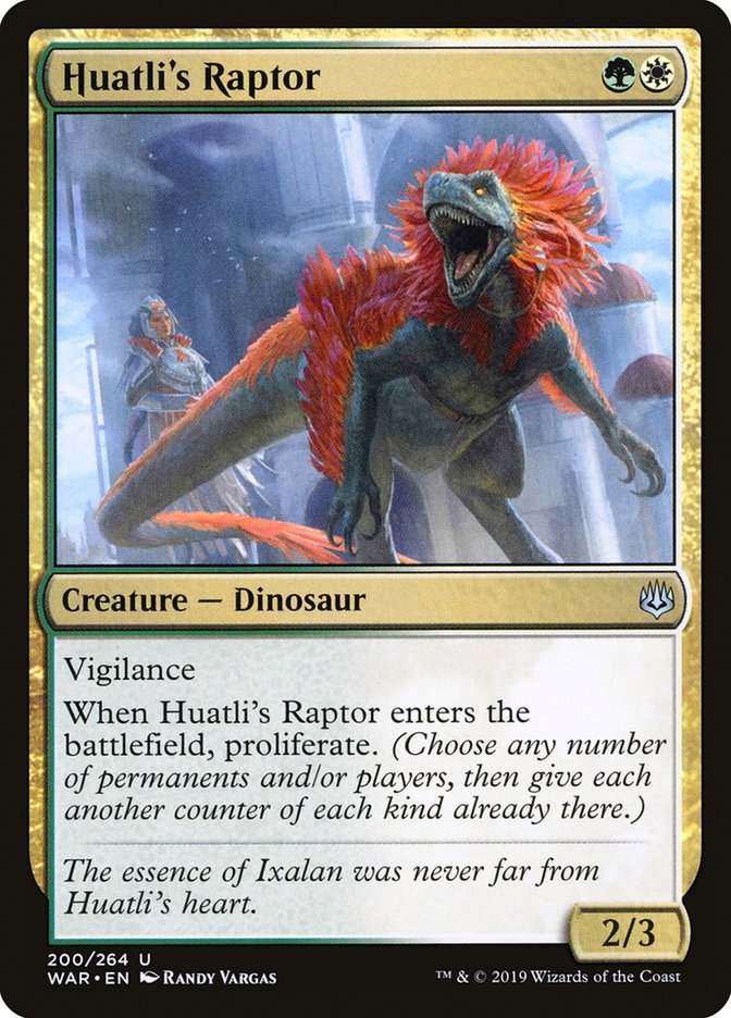 Huatli's Raptor [War of the Spark] | Gate City Games LLC