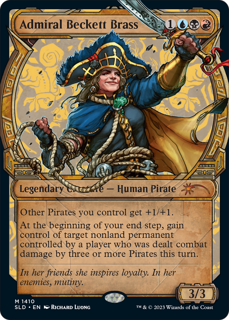 Admiral Beckett Brass (Rainbow Foil) [Secret Lair Drop Series] | Gate City Games LLC