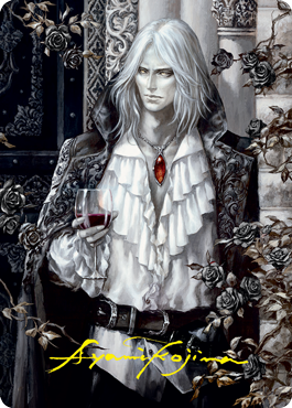 Sorin the Mirthless 2 Art Card (Gold-Stamped Signature) [Innistrad: Crimson Vow Art Series] | Gate City Games LLC