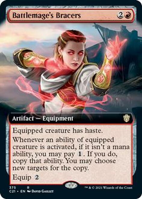 Battlemage's Bracers (Extended Art) [Commander 2021] | Gate City Games LLC