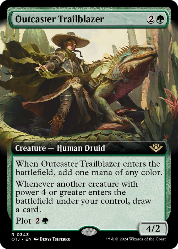 Outcaster Trailblazer (Extended Art) [Outlaws of Thunder Junction] | Gate City Games LLC