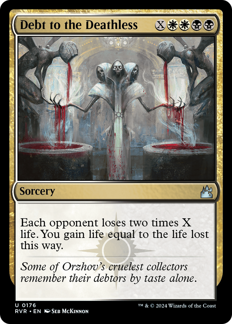 Debt to the Deathless [Ravnica Remastered] | Gate City Games LLC