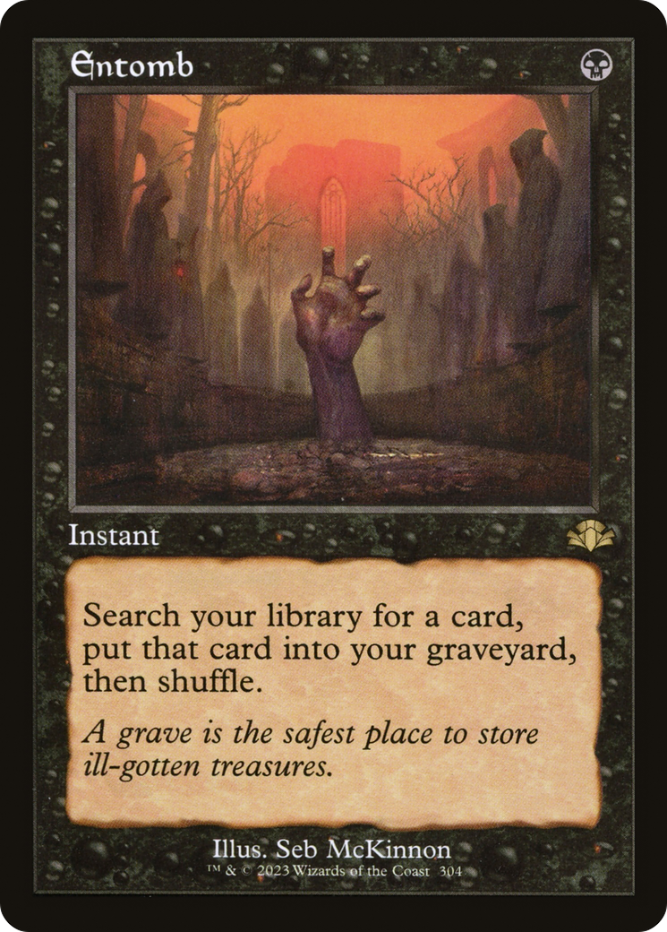 Entomb (Retro) [Dominaria Remastered] | Gate City Games LLC
